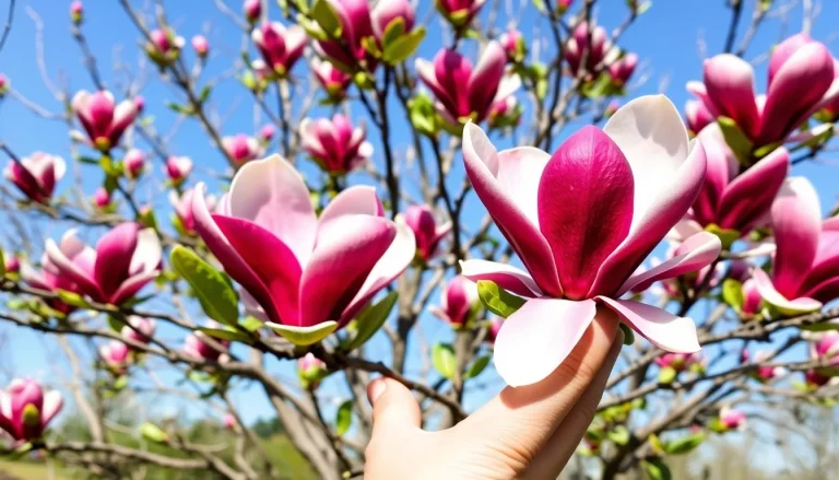 Read more about the article Magnolia Rustica Rubra – czerwona odmiana. Sprawdź uprawę